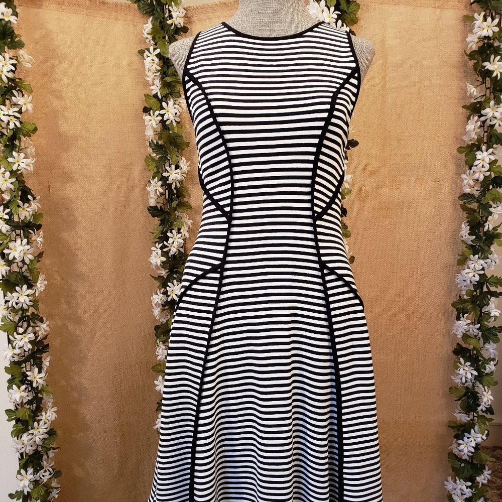 Karen Kane Contrast Stripe Dress